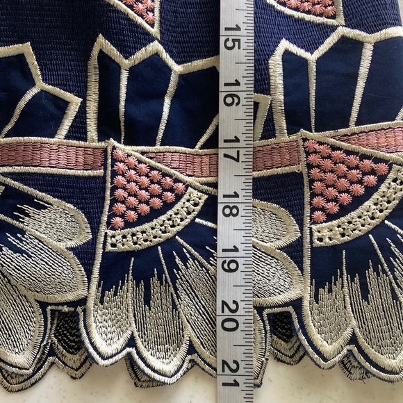 Lauren Moffatt Floral Navy & Pink Skirt - Picture 8 of 8